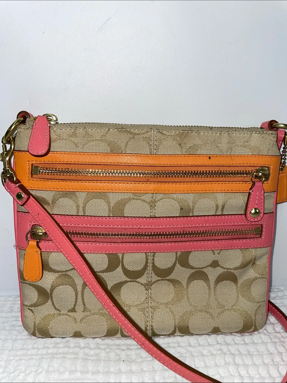 Coach signature stripe